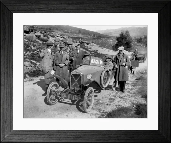 Framed Print : Salmson open sports 2-seater of Armand Bovier at the Scottish Light Car Trial, 1922 Framed Print : Salmson open sports 2-seater of Armand Bovier at the Scottish Light Car Trial, 1922