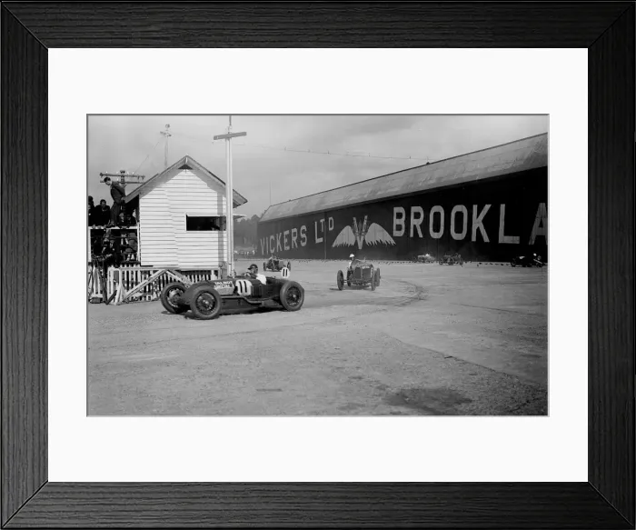 Framed Print : Talbot Special of Henry Segrave leading a Bugatti, JCC 200 Mile Race, Brooklands, 1926 Framed Print : Talbot Special of Henry Segrave leading a Bugatti, JCC 200 Mile Race, Brooklands, 1926