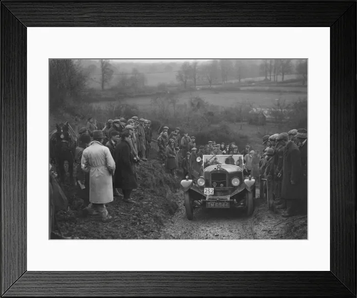 Framed Print : Crossley of HJ Stroud competing in the MCC Exeter Trial, Ibberton Hill, Dorset, 1930 Framed Print : Crossley of HJ Stroud competing in the MCC Exeter Trial, Ibberton Hill, Dorset, 1930