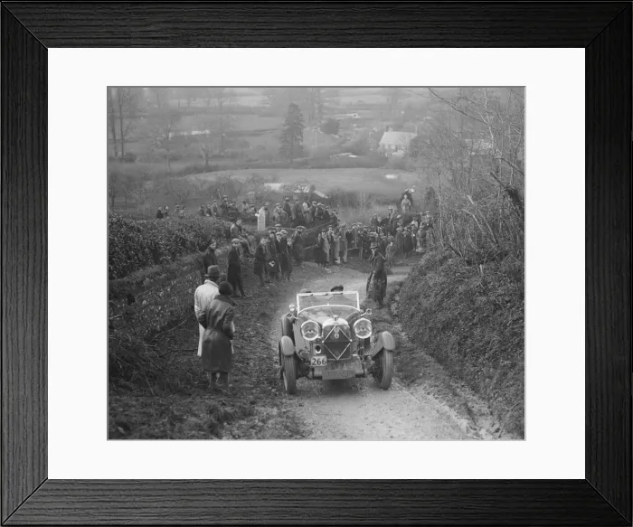 Framed Print : Lagonda of WM Couper performing a braking test, MCC Exeter Trial, Ibberton Hill, Dorset, 1930 Framed Print : Lagonda of WM Couper performing a braking test, MCC Exeter Trial, Ibberton Hill, Dorset, 1930