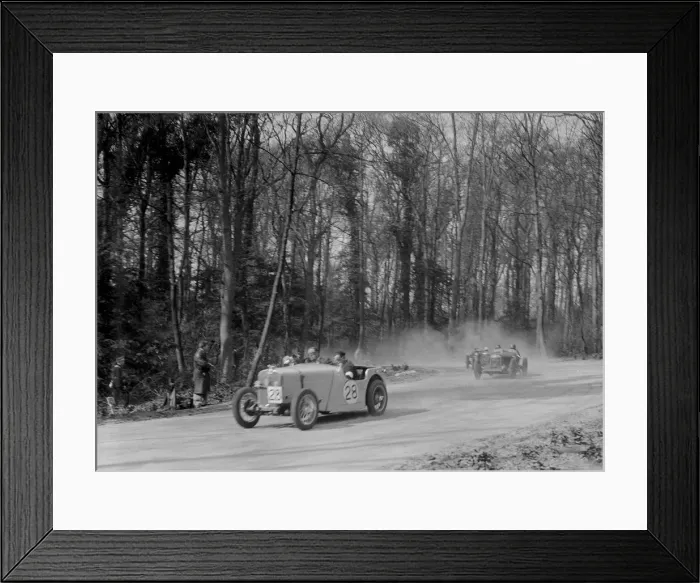 Framed Print : Singer of JR Baker leading a Riley at Coppice Corner, Donington Park, Leicestershire, 1933 Framed Print : Singer of JR Baker leading a Riley at Coppice Corner, Donington Park, Leicestershire, 1933