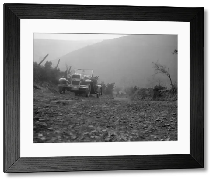 Framed Print : Kitty Brunell driving a 1930 2-seater Ford Model A, 1931. Artist: Bill Brunell Framed Print : Kitty Brunell driving a 1930 2-seater Ford Model A, 1931. Artist: Bill Brunell