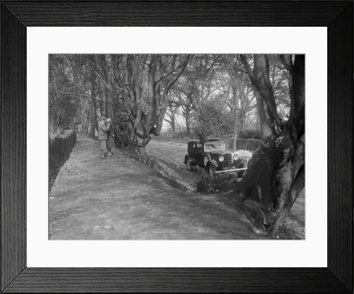 Framed Print : Kitty Brunell in a Talbot 75 4-door saloon, c1930. Artist: Bill Brunell Framed Print : Kitty Brunell in a Talbot 75 4-door saloon, c1930. Artist: Bill Brunell