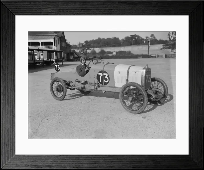 Framed Print : Enfield-Allday of J Chance, JCC 200 Mile Race, Brooklands, 1921. Artist: Bill Brunell Framed Print : Enfield-Allday of J Chance, JCC 200 Mile Race, Brooklands, 1921. Artist: Bill Brunell