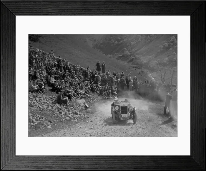Framed Print : MG M type climbing a steep hill during a motoring trial, c1930s. Artist: Bill Brunell Framed Print : MG M type climbing a steep hill during a motoring trial, c1930s. Artist: Bill Brunell