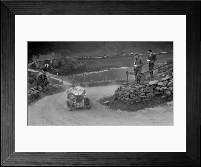Framed Print : MG M type competing in the MCC Edinburgh Trial, 1930. Artist: Bill Brunell
