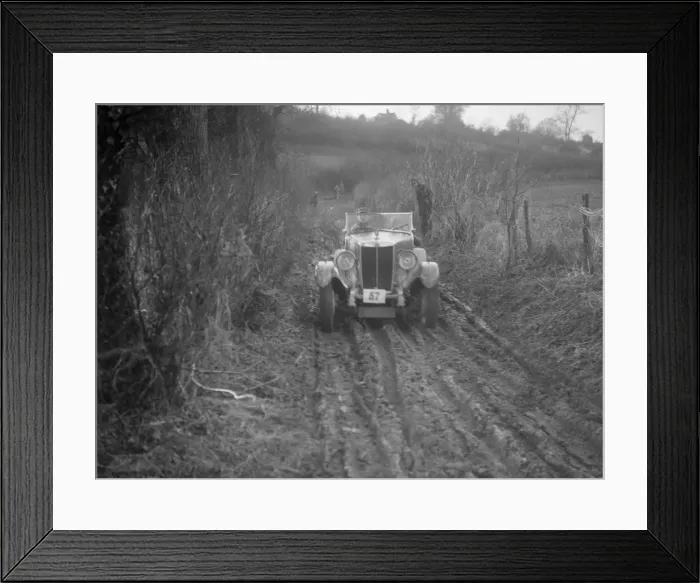 Framed Print : MG 18 / 80 of D Munro competing in the MG Car Club Trial, Kimble Lane, Chilterns, 1931 Framed Print : MG 18 / 80 of D Munro competing in the MG Car Club Trial, Kimble Lane, Chilterns, 1931
