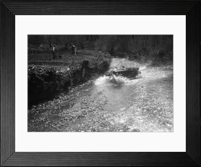 Framed Print : Kitty Brunell road testing a Riley 9 WD tourer, c1930. Artist: Bill Brunell Framed Print : Kitty Brunell road testing a Riley 9 WD tourer, c1930. Artist: Bill Brunell
