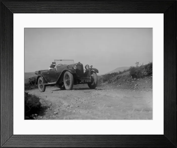 Framed Print : Kitty Brunell road testing a Riley 9 WD tourer, c1930. Artist: Bill Brunell Framed Print : Kitty Brunell road testing a Riley 9 WD tourer, c1930. Artist: Bill Brunell