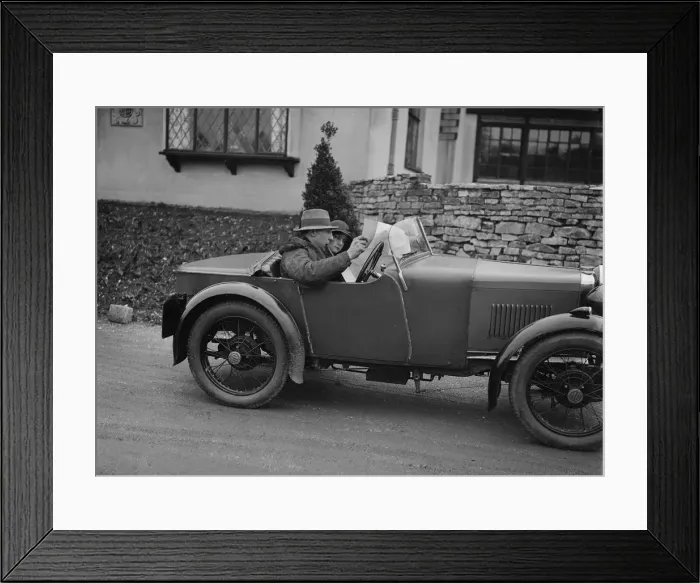 Framed Print : MG M type of V Brook at the JCC Half-Day Trial, 1930. Artist: Bill Brunell Framed Print : MG M type of V Brook at the JCC Half-Day Trial, 1930. Artist: Bill Brunell
