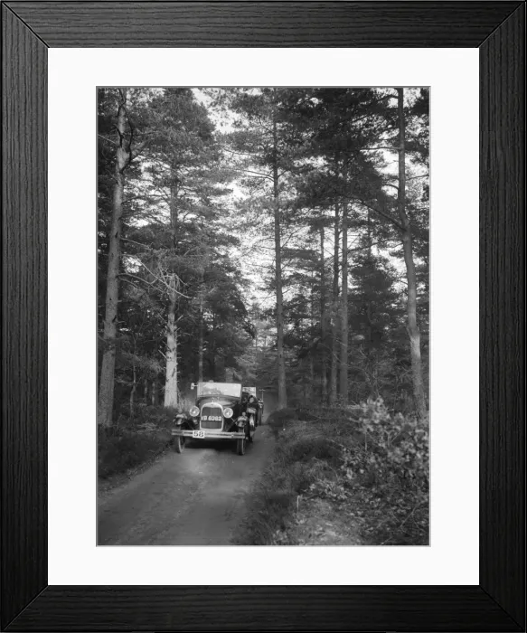 Framed Print : Ford Model A of FH Grain competing in the JCC Half-Day Trial, 1930. Artist: Bill Brunell Framed Print : Ford Model A of FH Grain competing in the JCC Half-Day Trial, 1930. Artist: Bill Brunell