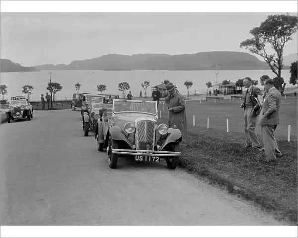 Morris 10 of Captain Oliver Hughes-Onslow at the RSAC Scottish Rally, 1933. Artist: Bill Brunell