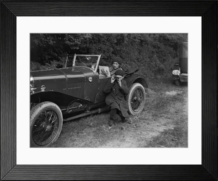 Framed Print : Amilcar CGS3 of HP Powell at the Brighton & Hove Motor Club Trial, 1920s. Artist: Bill Brunell Framed Print : Amilcar CGS3 of HP Powell at the Brighton & Hove Motor Club Trial, 1920s. Artist: Bill Brunell