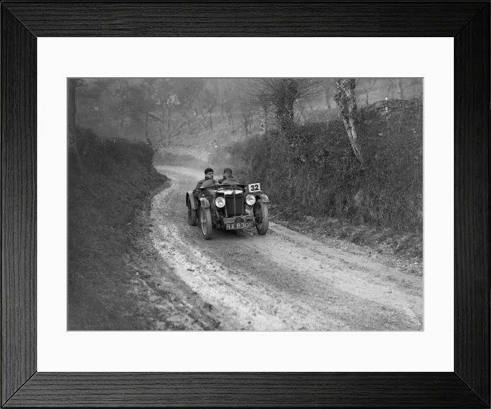 Framed Print : MG C-type of HS Linfield competing in the Inter-Varsity Trial, 1930s. Artist: Bill Brunell Framed Print : MG C-type of HS Linfield competing in the Inter-Varsity Trial, 1930s. Artist: Bill Brunell