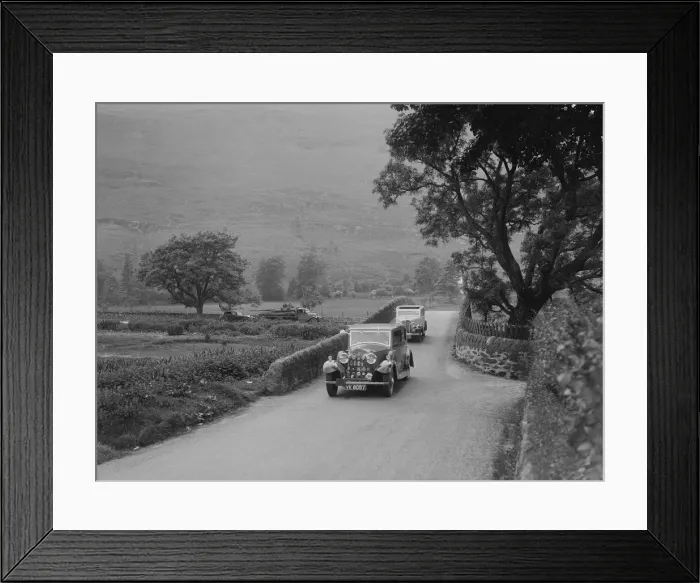 Framed Print : Rolls-Royce Sedanca Deville of JB Bainbridge, RSAC Scottish Rally, 1933. Artist: Bill Brunell Framed Print : Rolls-Royce Sedanca Deville of JB Bainbridge, RSAC Scottish Rally, 1933. Artist: Bill Brunell