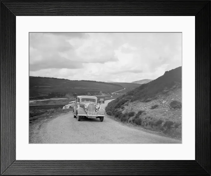Framed Print : Vauxhall Big Six saloon of WT Grose, RSAC Scottish Rally, 1933. Artist: Bill Brunell Framed Print : Vauxhall Big Six saloon of WT Grose, RSAC Scottish Rally, 1933. Artist: Bill Brunell