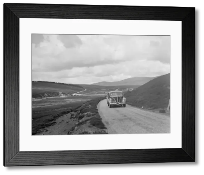 Framed Print : Ford V8 saloon of Joan Chetwynd, RSAC Scottish Rally, 1933. Artist: Bill Brunell Framed Print : Ford V8 saloon of Joan Chetwynd, RSAC Scottish Rally, 1933. Artist: Bill Brunell