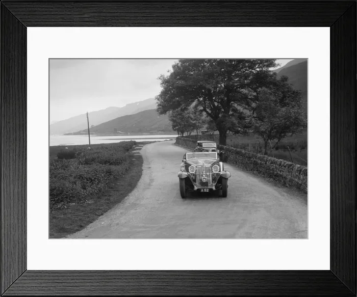 Framed Print : Armstrong-Siddeley of CD Siddeley competing in the RSAC Scottish Rally, 1932. Artist: Bill Brunell Framed Print : Armstrong-Siddeley of CD Siddeley competing in the RSAC Scottish Rally, 1932. Artist: Bill Brunell