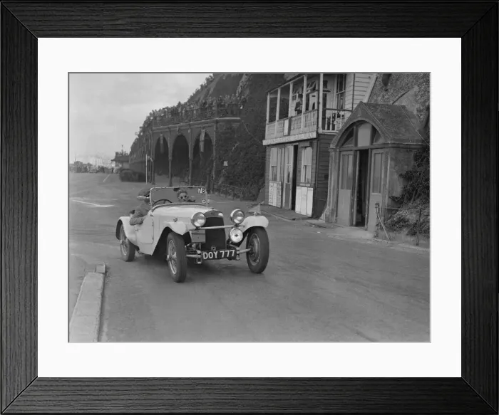 Framed Print : HRG of MH Lawson competing in the RAC Rally, Madeira Drive, Brighton, 1939. Artist: Bill Brunell Framed Print : HRG of MH Lawson competing in the RAC Rally, Madeira Drive, Brighton, 1939. Artist: Bill Brunell