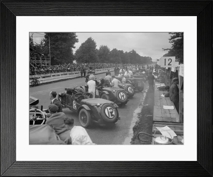 Framed Print : Cars before the start of the Irish Grand Prix, Phoenix Park, Dublin, 1930. Artist: Bill Brunell Framed Print : Cars before the start of the Irish Grand Prix, Phoenix Park, Dublin, 1930. Artist: Bill Brunell
