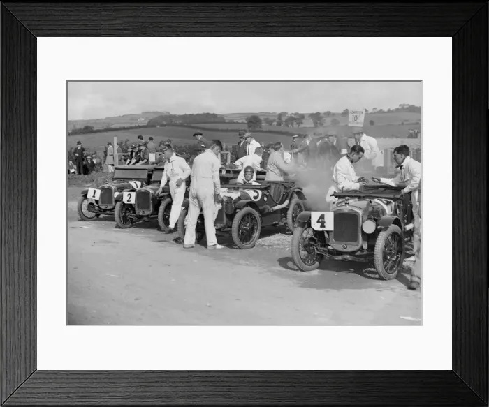 Framed Print : Austin Ulsters at the RAC TT Race, Ards Circuit, Belfast, 1929 Artist: Bill Brunell Framed Print : Austin Ulsters at the RAC TT Race, Ards Circuit, Belfast, 1929 Artist: Bill Brunell