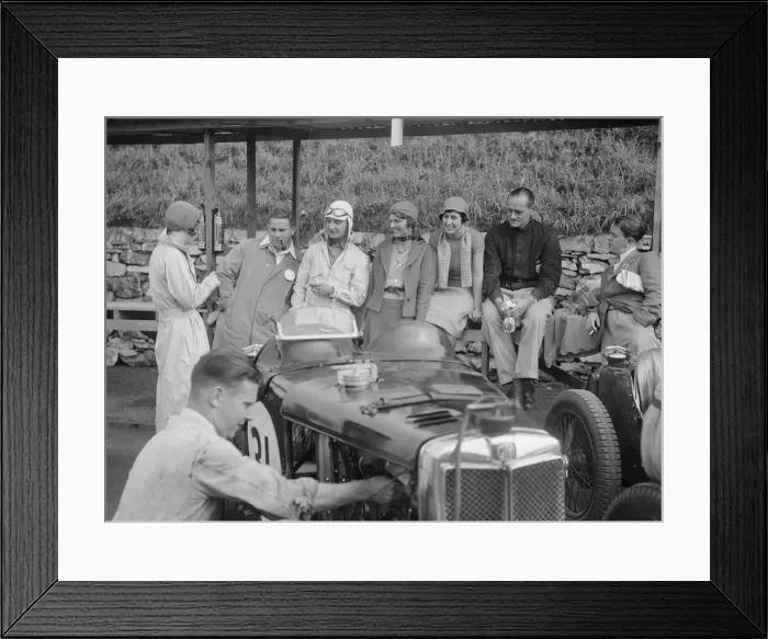 Framed Print : MG C type of Cyril Paul in the pits at the RAC TT Race, Ards Circuit, Belfast, 1932 Framed Print : MG C type of Cyril Paul in the pits at the RAC TT Race, Ards Circuit, Belfast, 1932