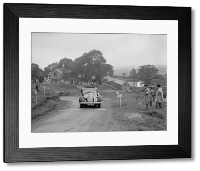 Framed Print : Jaguar SS saloon of SG Davies competing in the South Wales Auto Club Welsh Rally Framed Print : Jaguar SS saloon of SG Davies competing in the South Wales Auto Club Welsh Rally