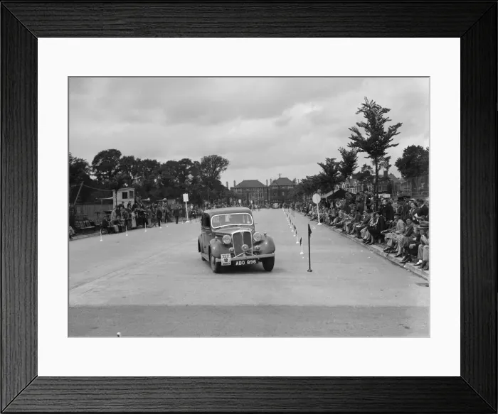 Framed Print : Rover saloon of DB Morgan competing in the South Wales Auto Club Welsh Rally, 1937 Artist Framed Print : Rover saloon of DB Morgan competing in the South Wales Auto Club Welsh Rally, 1937 Artist