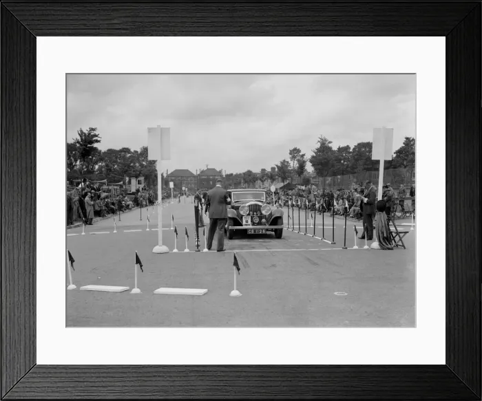 Framed Print : Bentley saloon of JP Agnew competing in the South Wales Auto Club Welsh Rally, 1937 Artist Framed Print : Bentley saloon of JP Agnew competing in the South Wales Auto Club Welsh Rally, 1937 Artist