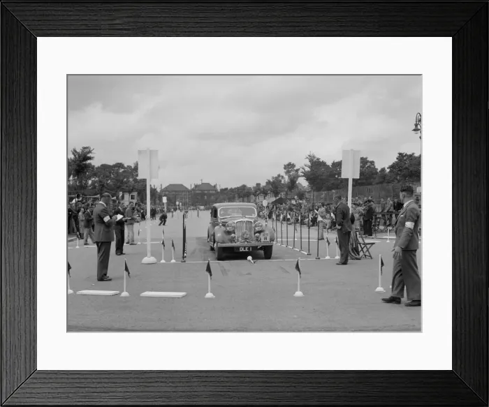 Framed Print : Rover saloon of CH Cooper competing in the South Wales Auto Club Welsh Rally, 1937 Artist Framed Print : Rover saloon of CH Cooper competing in the South Wales Auto Club Welsh Rally, 1937 Artist