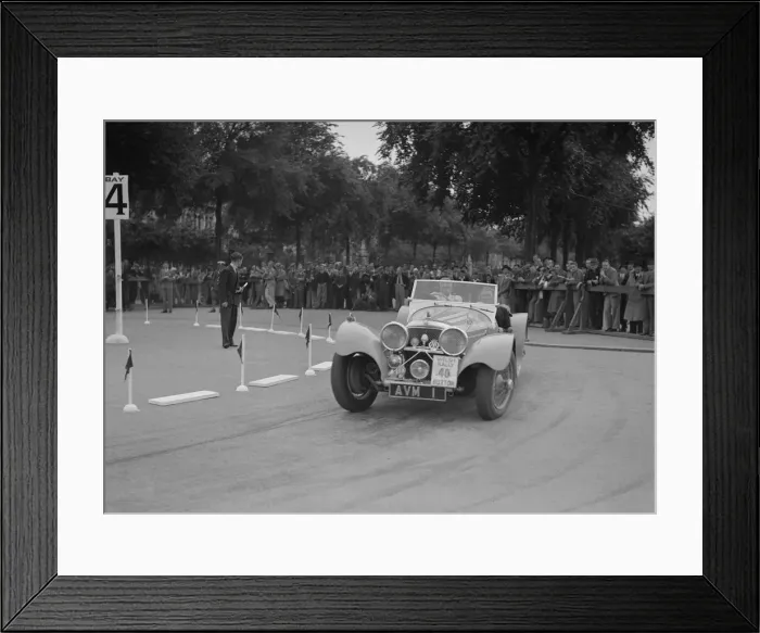 Framed Print : Jaguar SS 100 of Mrs V Hetherington competing in the South Wales Auto Club Welsh Rally Framed Print : Jaguar SS 100 of Mrs V Hetherington competing in the South Wales Auto Club Welsh Rally