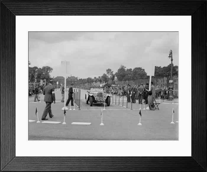 Framed Print : AC of LP Jaques competing in the South Wales Auto Club Welsh Rally, 1937 Artist: Bill Brunell Framed Print : AC of LP Jaques competing in the South Wales Auto Club Welsh Rally, 1937 Artist: Bill Brunell