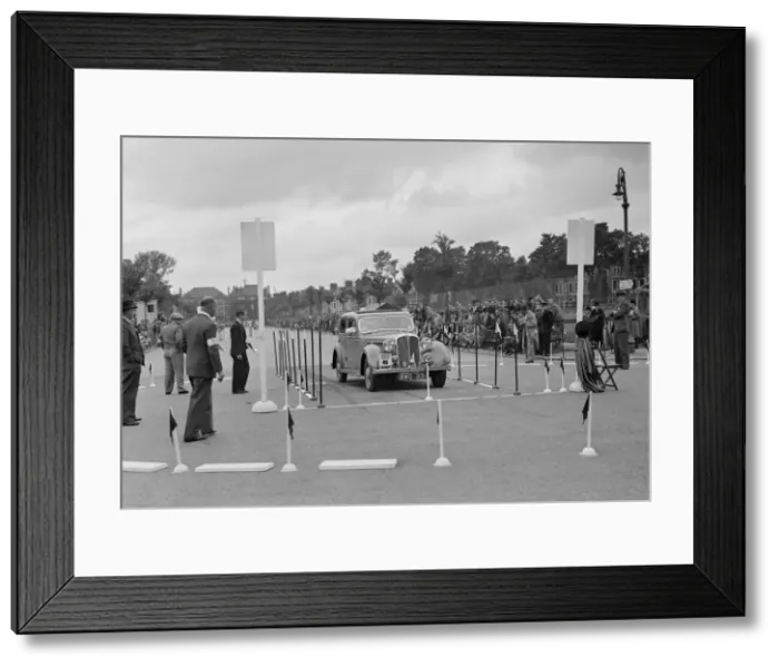 Framed Print : Rover saloon of WJH Davies competing in the South Wales Auto Club Welsh Rally, 1937 Artist Framed Print : Rover saloon of WJH Davies competing in the South Wales Auto Club Welsh Rally, 1937 Artist