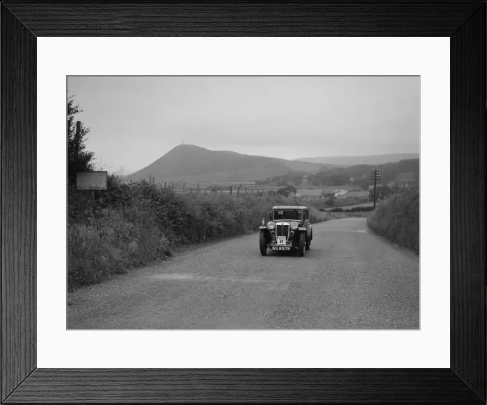 Framed Print : MG L1 Magna salonette of C Lones competing in the South Wales Auto Club Welsh Rally Framed Print : MG L1 Magna salonette of C Lones competing in the South Wales Auto Club Welsh Rally
