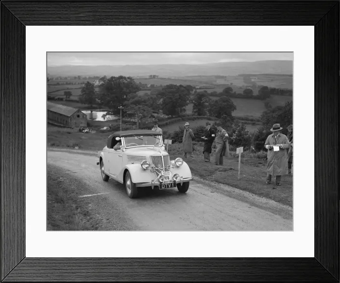 Framed Print : Renault Primaquatre of HC Brownlow competing in the South Wales Auto Club Welsh Rally Framed Print : Renault Primaquatre of HC Brownlow competing in the South Wales Auto Club Welsh Rally