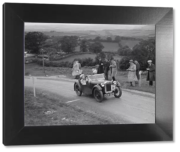 Austin 7 Nippy of DN Kennedy competing in the South Wales Auto Club Welsh Rally, 1937 Artist