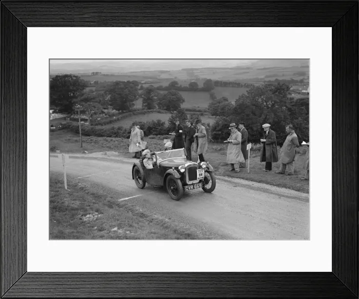 Framed Print : Austin 7 Nippy of DN Kennedy competing in the South Wales Auto Club Welsh Rally, 1937 Artist Framed Print : Austin 7 Nippy of DN Kennedy competing in the South Wales Auto Club Welsh Rally, 1937 Artist