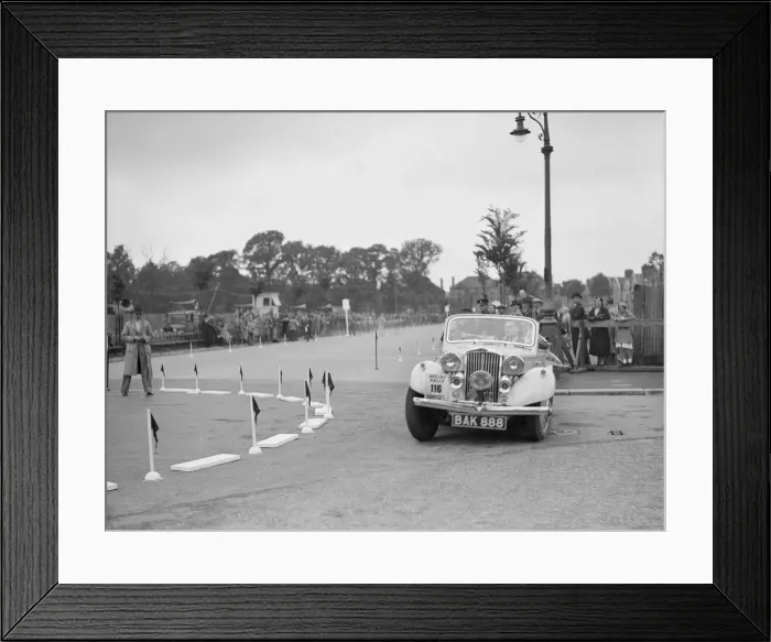 Framed Print : Talbot 10 drophead coupe of RM Proctor competing in the South Wales Auto Club Welsh Rally Framed Print : Talbot 10 drophead coupe of RM Proctor competing in the South Wales Auto Club Welsh Rally
