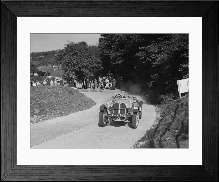 Framed Print : Frazer-Nash BMW 319 / 55 of CG Fitt competing in the VSCC Croydon Speed Trials, 1937 Framed Print : Frazer-Nash BMW 319 / 55 of CG Fitt competing in the VSCC Croydon Speed Trials, 1937