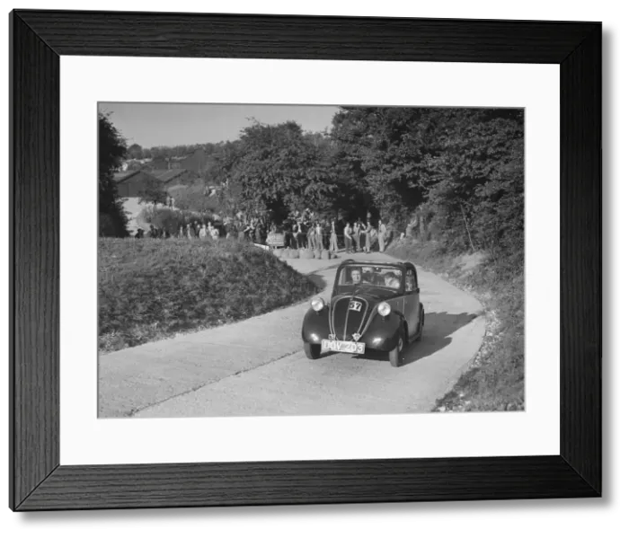 Framed Print : Fiat Topolino of J Eason-Gibson competing in the VSCC Croydon Speed Trials, 1937 Framed Print : Fiat Topolino of J Eason-Gibson competing in the VSCC Croydon Speed Trials, 1937