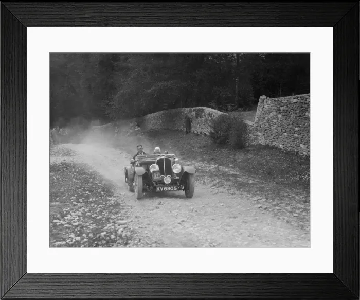 Framed Print : Triumph open tourer competing in a motoring trial, Nailsworth Ladder, Gloucestershire, 1930s Framed Print : Triumph open tourer competing in a motoring trial, Nailsworth Ladder, Gloucestershire, 1930s