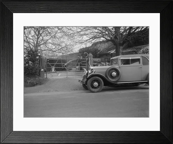 Framed Print : Morris Oxford 6 special coupe, 1930. Artist: Bill Brunell Framed Print : Morris Oxford 6 special coupe, 1930. Artist: Bill Brunell