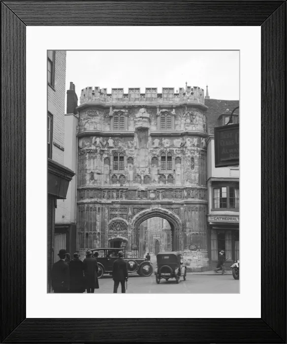 Framed Print : Austin 7 Chummy and Daimler d-back limousine, Christ Church Gate, Canterbury, Kent Framed Print : Austin 7 Chummy and Daimler d-back limousine, Christ Church Gate, Canterbury, Kent