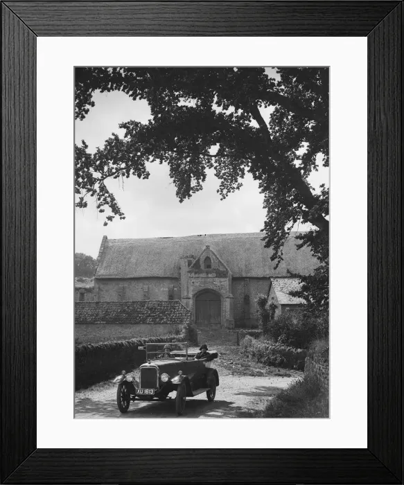 Framed Print : Overland 13. 9 hp tourer, Abbotsbury, Dorset, 1930s. Artist: Bill Brunell Framed Print : Overland 13. 9 hp tourer, Abbotsbury, Dorset, 1930s. Artist: Bill Brunell