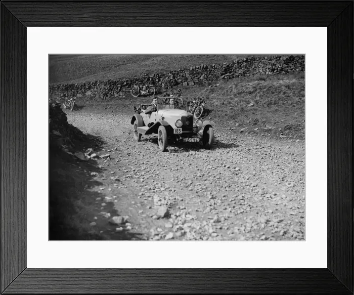 Framed Print : Riley of HHS Keogh competing in the MCC Edinburgh Trial, 1929. Artist: Bill Brunell Framed Print : Riley of HHS Keogh competing in the MCC Edinburgh Trial, 1929. Artist: Bill Brunell