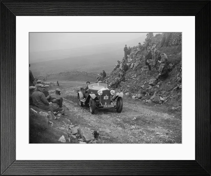 Framed Print : Bentley of M Durand competing in the MCC Edinburgh Trial, 1929. Artist: Bill Brunell Framed Print : Bentley of M Durand competing in the MCC Edinburgh Trial, 1929. Artist: Bill Brunell