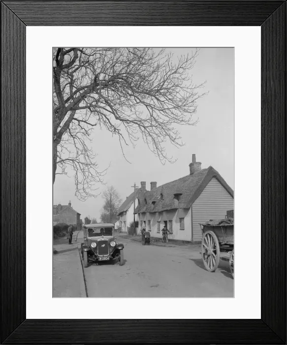 Framed Print : Austin 16 / 6 Burnham, High Roding, South of Great Dunmow, Essex, 1930s. Artist: Bill Brunell Framed Print : Austin 16 / 6 Burnham, High Roding, South of Great Dunmow, Essex, 1930s. Artist: Bill Brunell