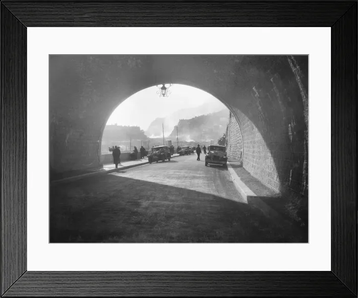 Framed Print : Talbot 14 / 45 of Kitty Brunell and Daimler 4-door saloon, Monte Carlo Rally, 1930 Framed Print : Talbot 14 / 45 of Kitty Brunell and Daimler 4-door saloon, Monte Carlo Rally, 1930