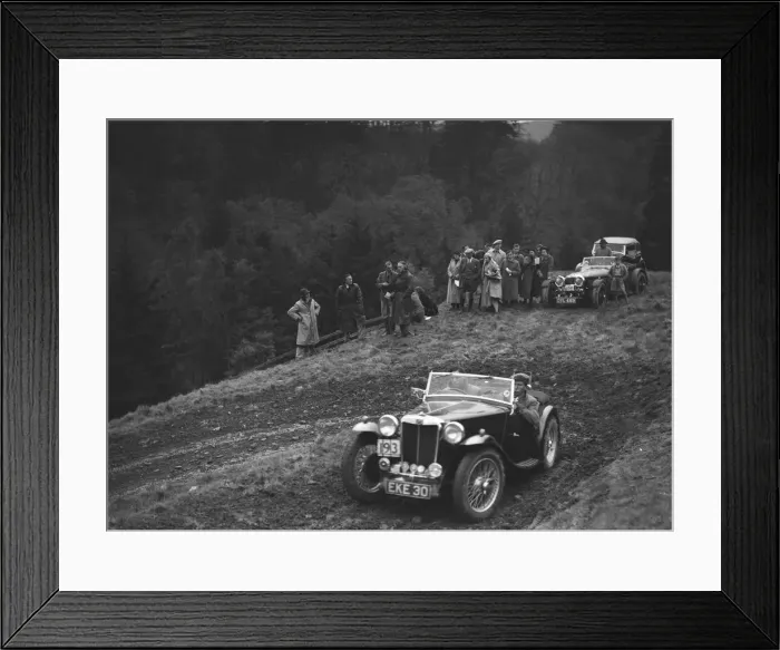 Framed Print : MG TA of JN Goodwin competing in the MCC Edinburgh Trial, Roxburghshire, Scotland, 1938 Framed Print : MG TA of JN Goodwin competing in the MCC Edinburgh Trial, Roxburghshire, Scotland, 1938
