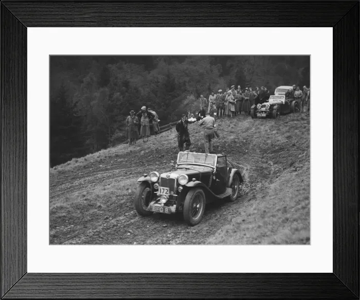Framed Print : MG PA of D Clare competing in the MCC Edinburgh Trial, Roxburghshire, Scotland, 1938 Framed Print : MG PA of D Clare competing in the MCC Edinburgh Trial, Roxburghshire, Scotland, 1938